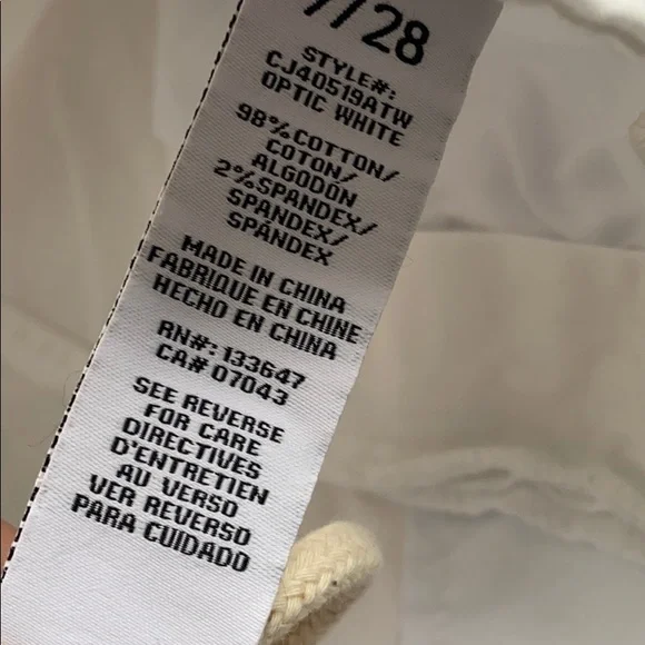 NWT Celebrity Pink size 7 white pants distressed raw hem ankles boho festival - Picture 7 of 9